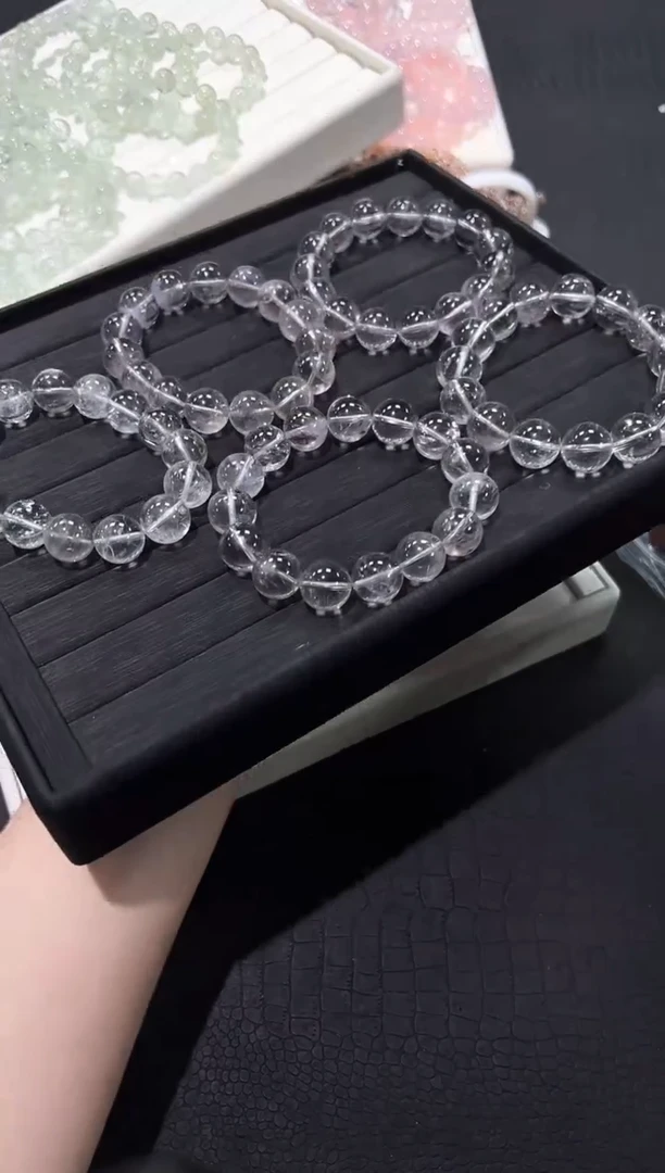 水晶手串未镶嵌26d多样性发其一【1条】默认微瑕14mm