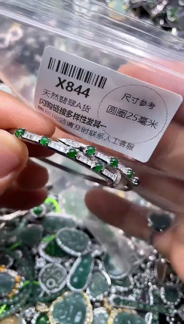 【闪购商品】翡翠颈饰未镶嵌X844手镯