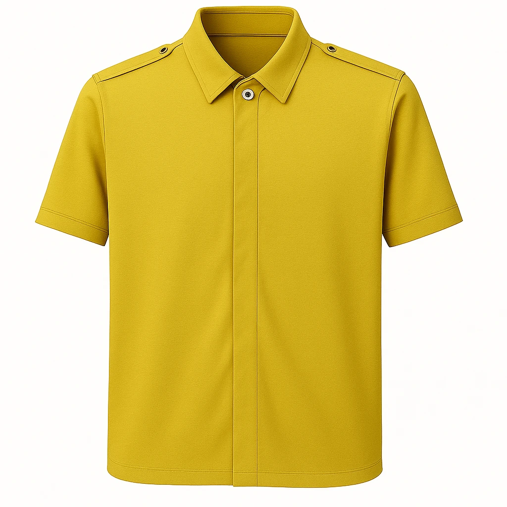 夏季商务休闲衬衫复古简约免烫抗皱通勤百搭男装993