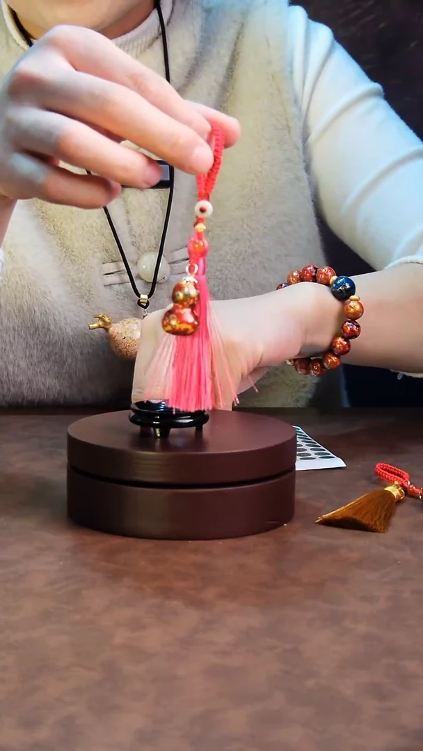 【闪购商品】110直播一物一图大漆酒葫芦送底座送挂绳