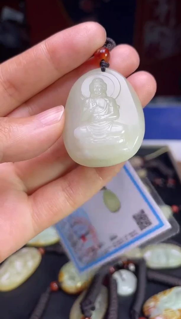 颈饰未镶嵌和田玉123