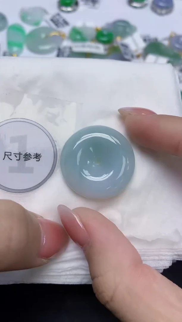 颈饰未镶嵌翡翠天然缅甸翡翠A货百元以上9元证书费自理
