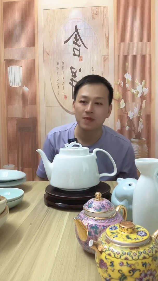 瓷高端白瓷茶壶咖啡壶一把（微瑕）