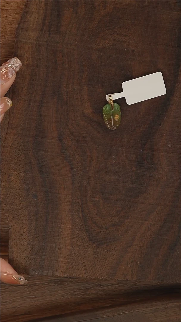 【闪购商品】绿松石吊坠18K金镶嵌S2935