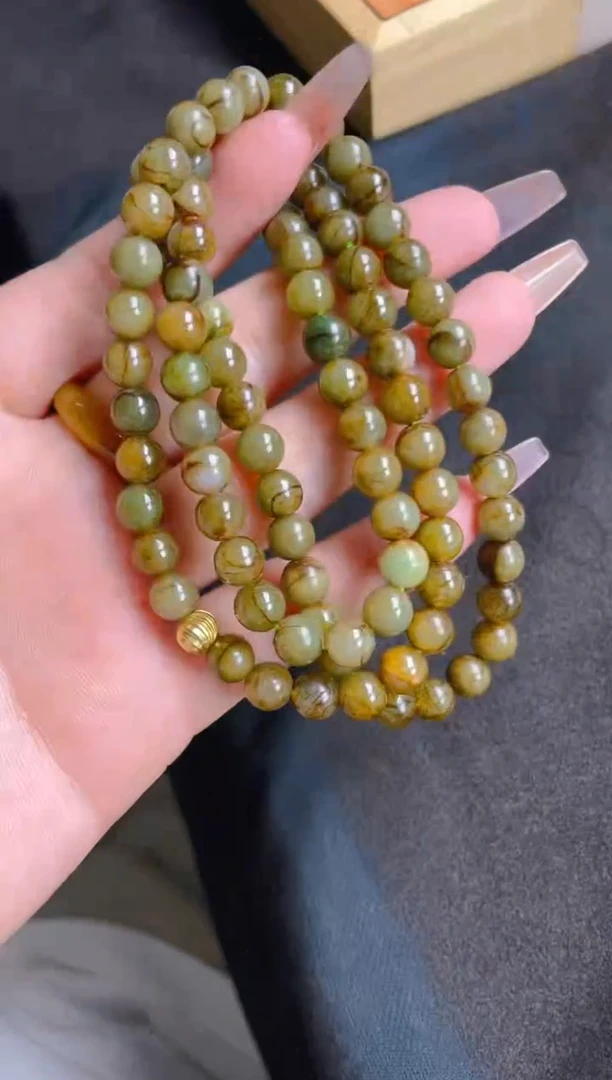 【闪购商品】翡翠颈饰未镶嵌7.3MM/Q/翡翠A货一图一物