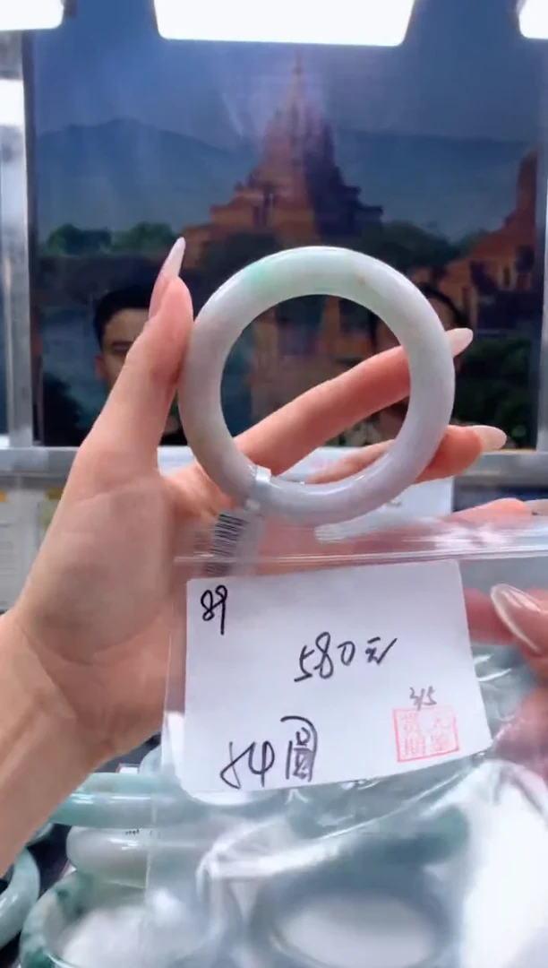 【闪购商品】定制翡翠未镶嵌毛货手镯需精细抛光/手镯89