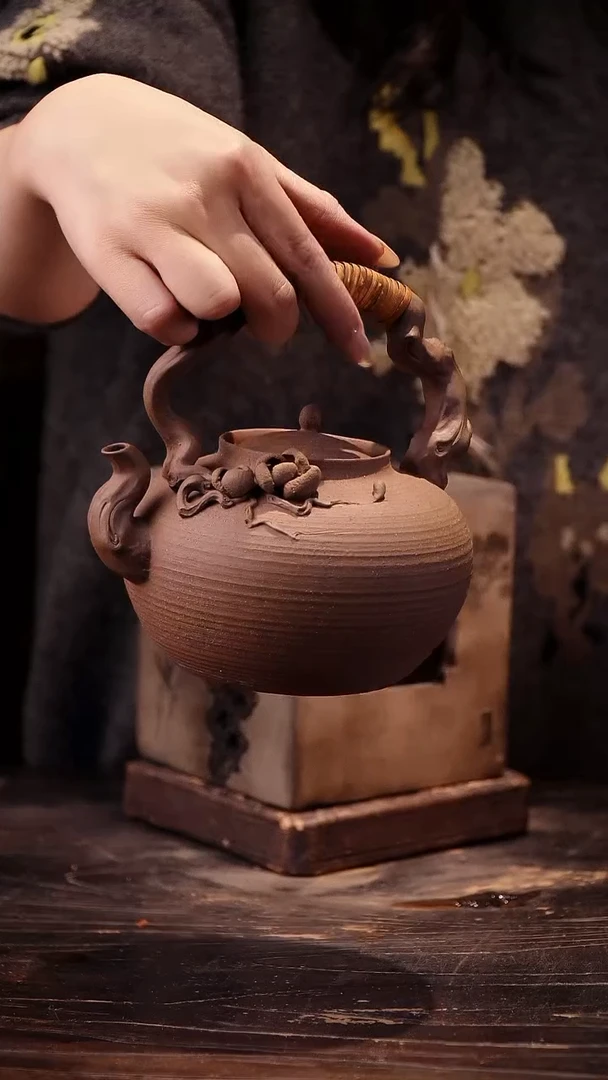 纯手工梅花提梁