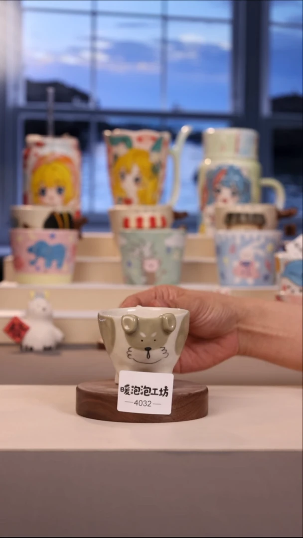 摆件景德镇原创手工陶瓷4032