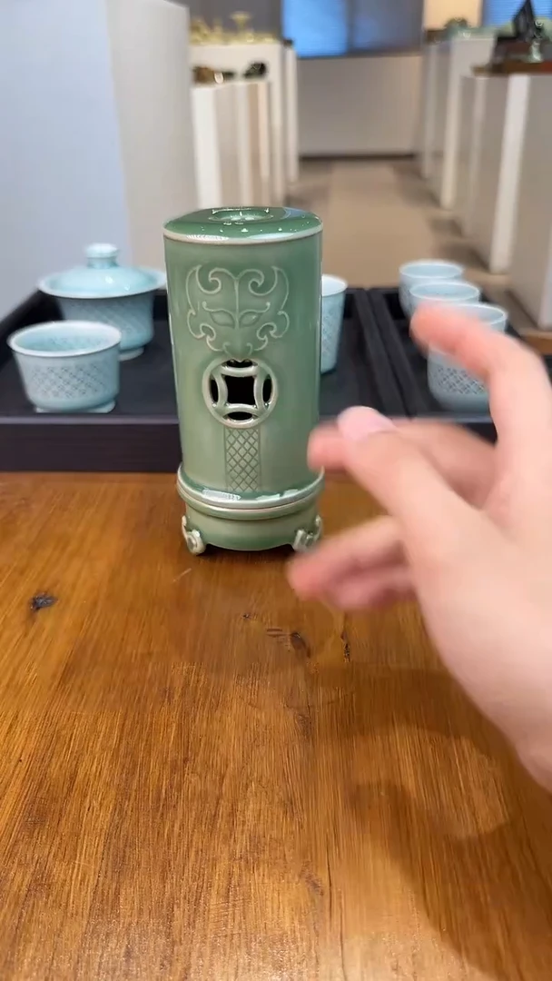 青瓷手工茶器包邮不带礼盒