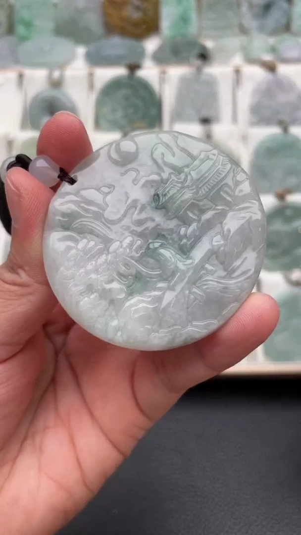 颈饰未镶嵌翡翠天然缅甸翡翠A货258