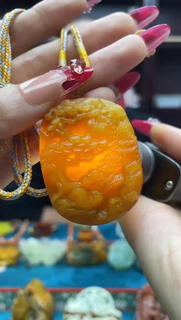 未镶嵌岫玉吊坠·多样性发*货拍一发一