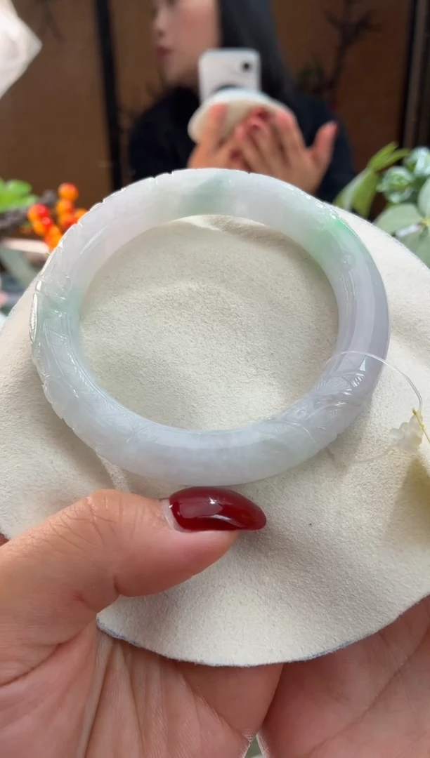 未镶嵌手镯翡翠852   翡翠手镯 59