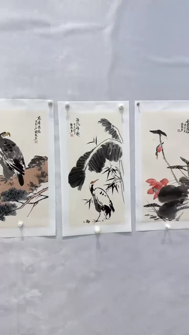 【闪购商品】纸本1花鸟画随机发作品