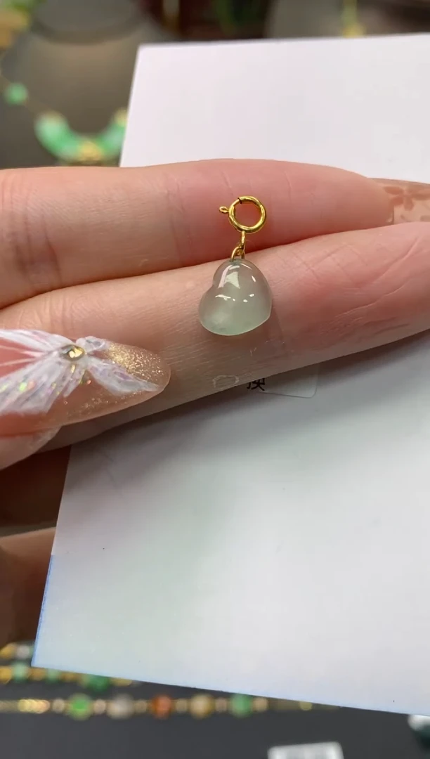 【闪购商品】翡翠颈饰18K金镶嵌净货11061