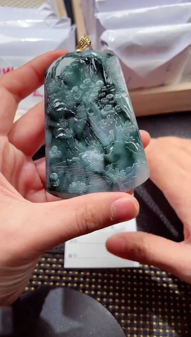 未镶嵌挂件翡翠88888