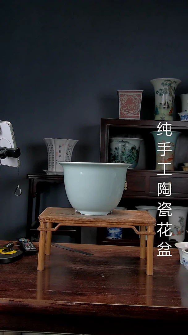 景德镇手工陶瓷花盆
