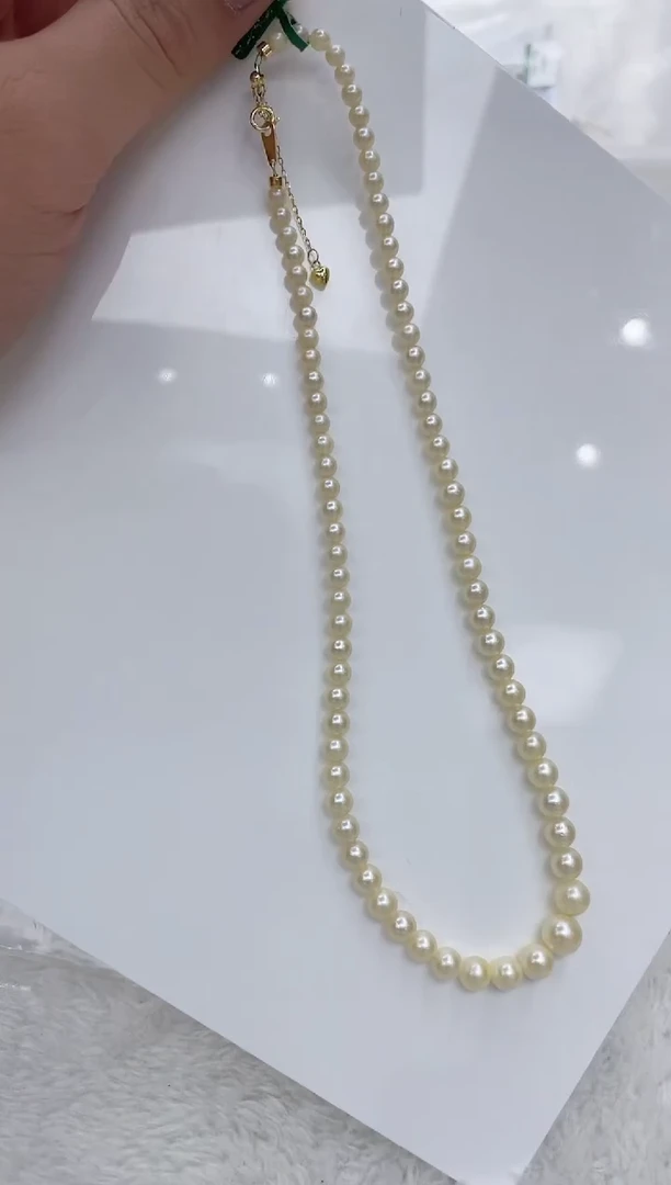 【闪购商品】海水珍珠颈饰银S925镶嵌海水珍珠项链