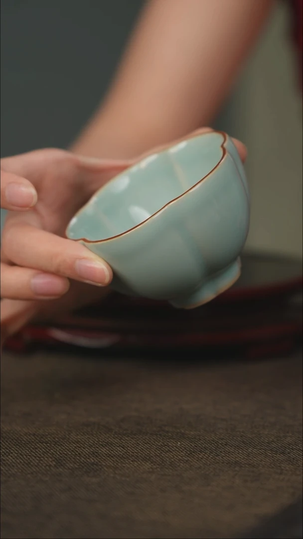 全品 五瓣梅花 带底款