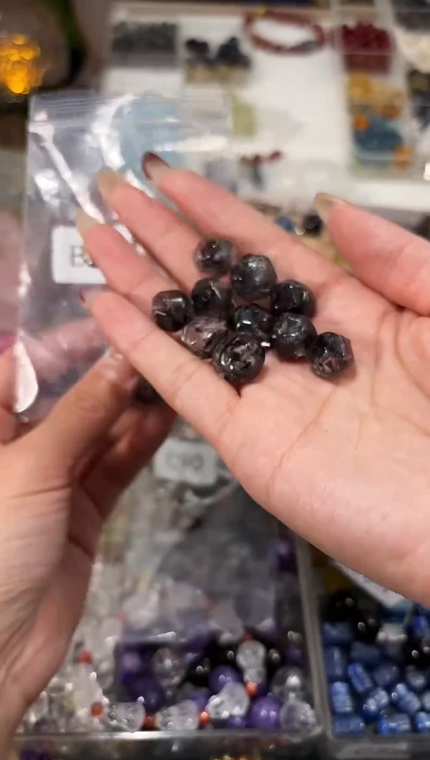 【闪购商品】水晶手串未镶嵌B75黑闪灵随行一个