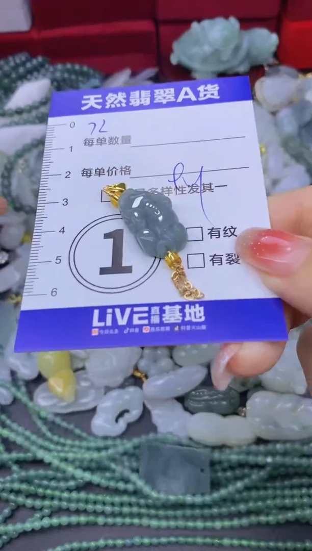 颈饰未镶嵌翡翠天然翡翠A货批量多样性发一件