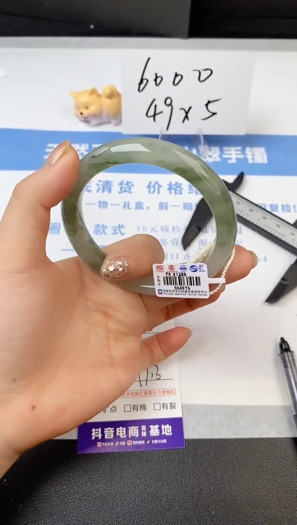 【闪购商品】石英质玉手镯未镶嵌s118-PA-57.3