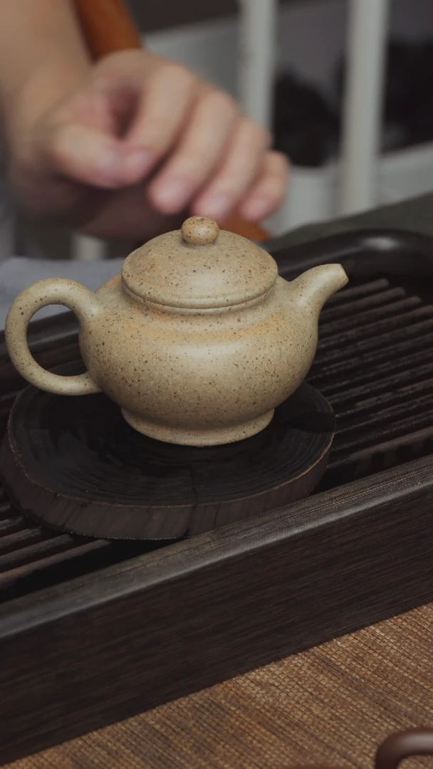 【闪购商品】紫砂茶壶本绿柴烧-掇只-120CC