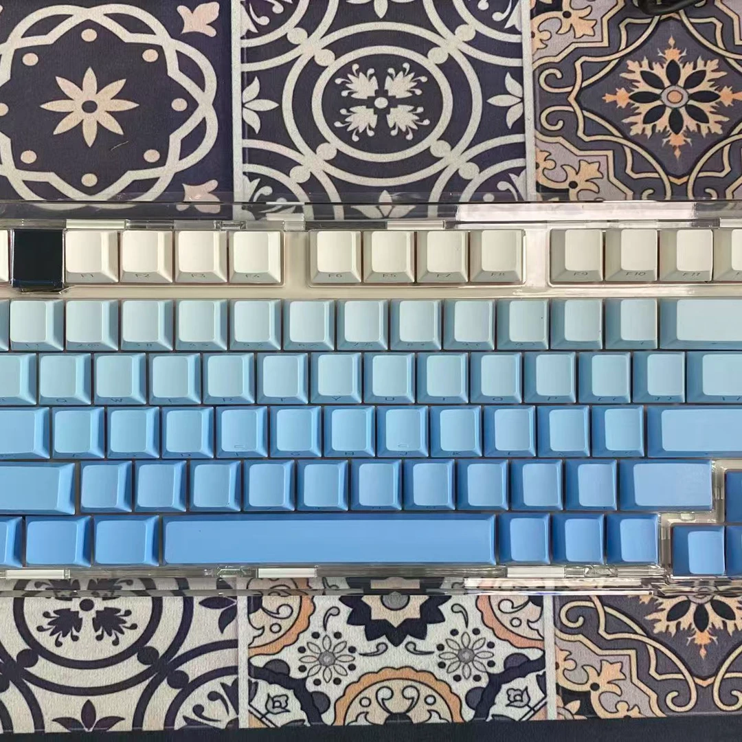 95新 AULA/狼蛛 非狼蛛莱奥伯格K81PRO机械键盘蓝牙三模无线透明