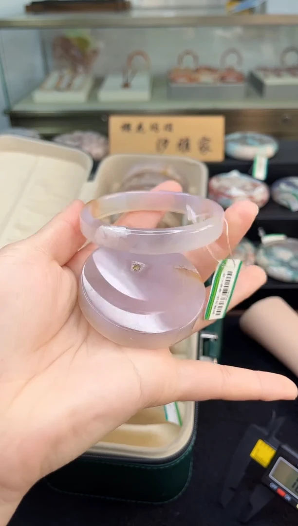 未镶嵌手镯石英质玉57圈口（赠品镯心）3469611