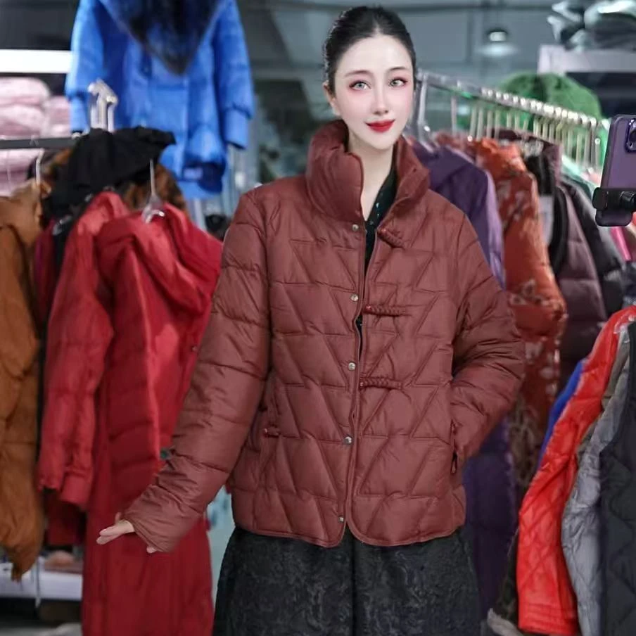 秋冬装棉服时2025百搭尚休闲立领新中式国风气质保暖外套棉衣