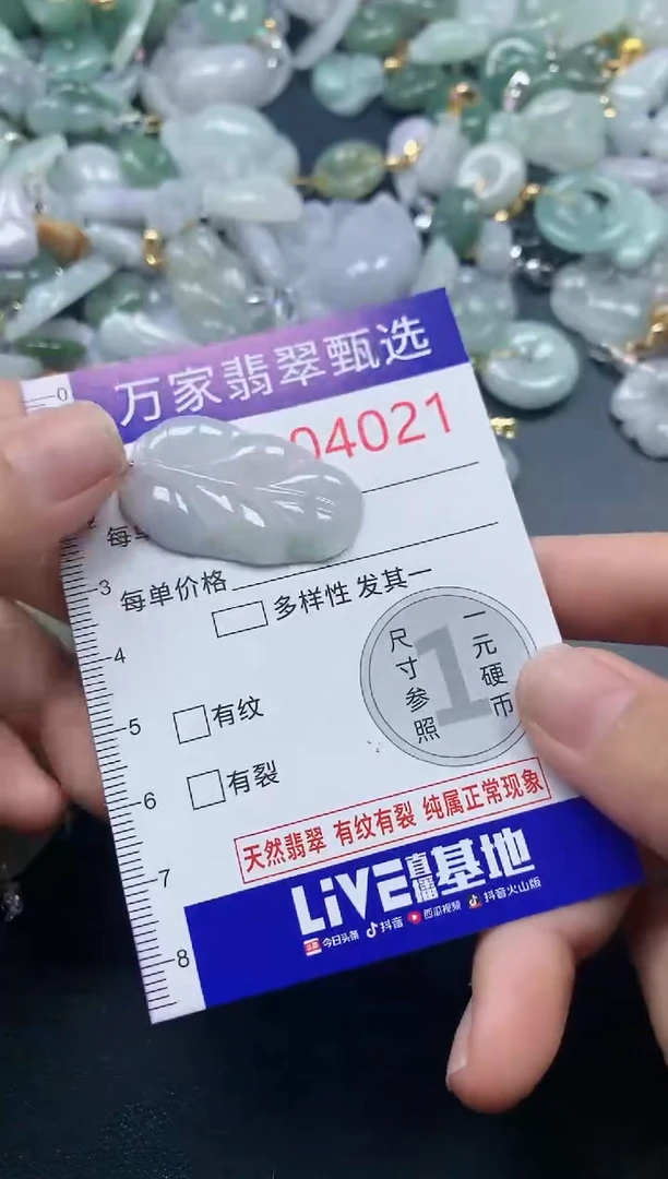 吊坠(不含链)未镶嵌翡翠4021