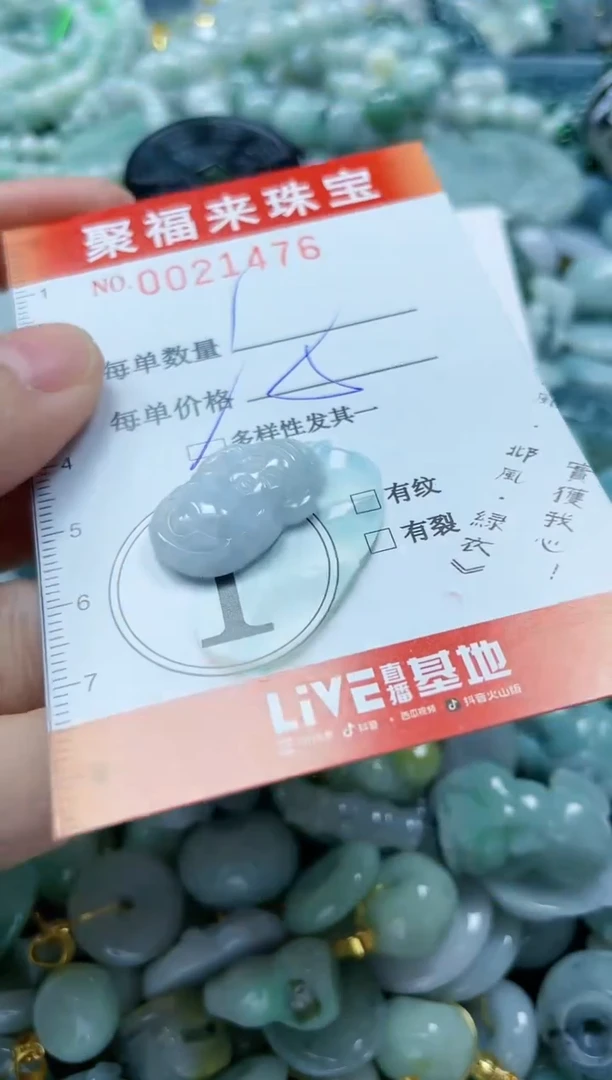 【闪购商品】翡翠颈饰未镶嵌闪购0021476多样性发其一