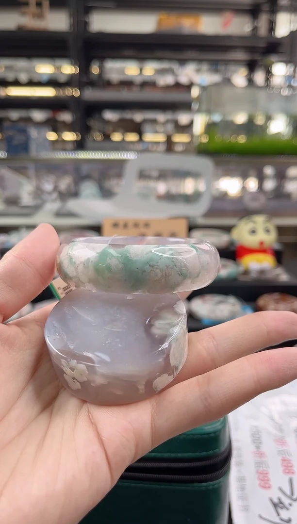 未镶嵌手镯石英质玉瑾圈口（赠品镯心）