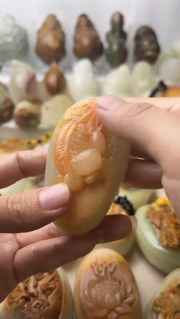 石材方解石棉纹正常不退换貔貅