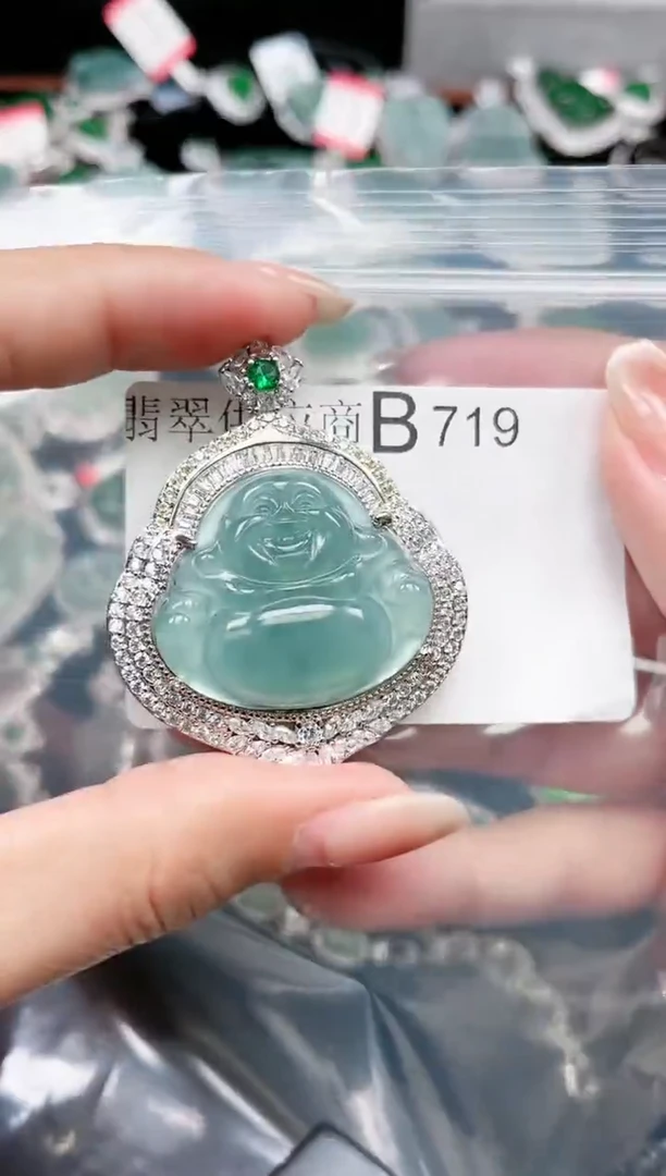 【闪购商品】翡翠颈饰未镶嵌719赠皮绳