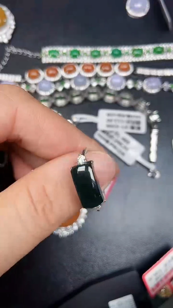 银S925镶嵌戒指翡翠2530