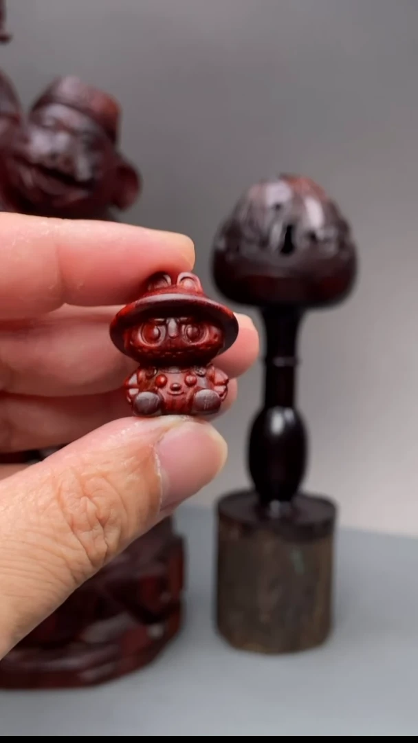 小叶紫檀印度小叶紫檀 布布挂件