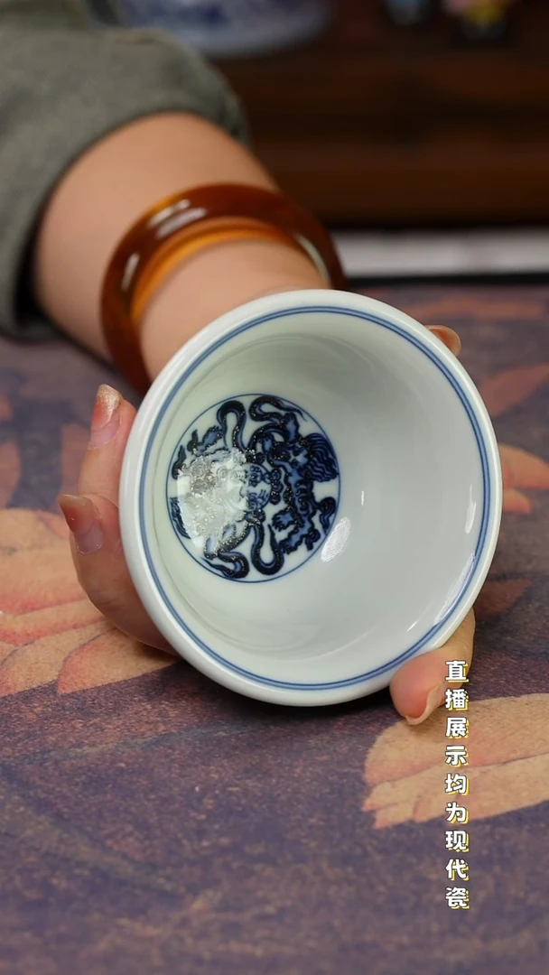 景德镇纯手工手绘陶瓷杯