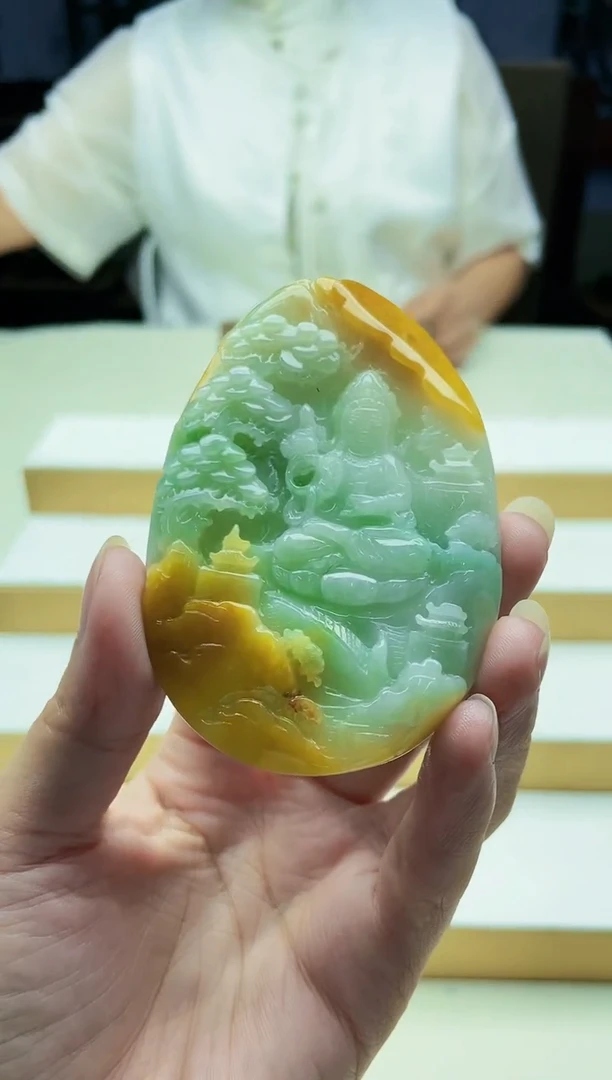 定制翡翠未镶嵌毛货08140369