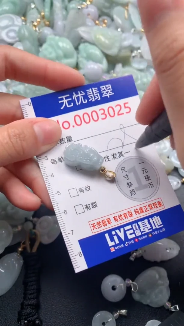 颈饰未镶嵌翡翠3025