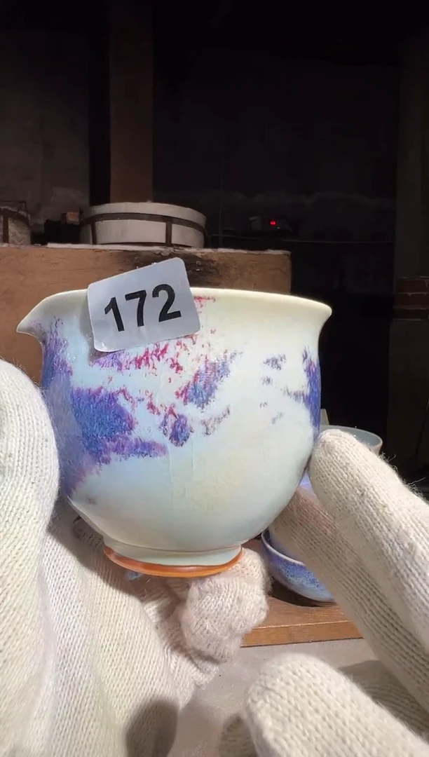 泳*传统钧瓷纯手工工艺172