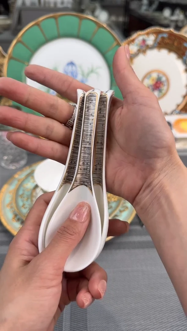 【闪购商品】瓷片小勺8个  福利款瑕