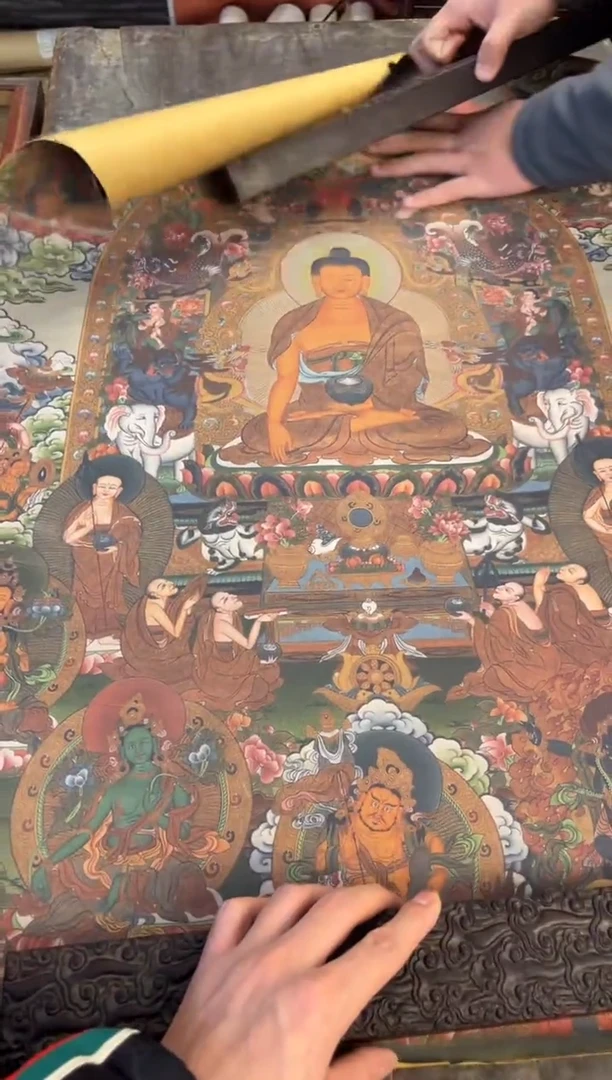 卷轴画大朱画院老六专属AA128