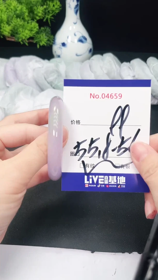 未镶嵌手镯翡翠4659