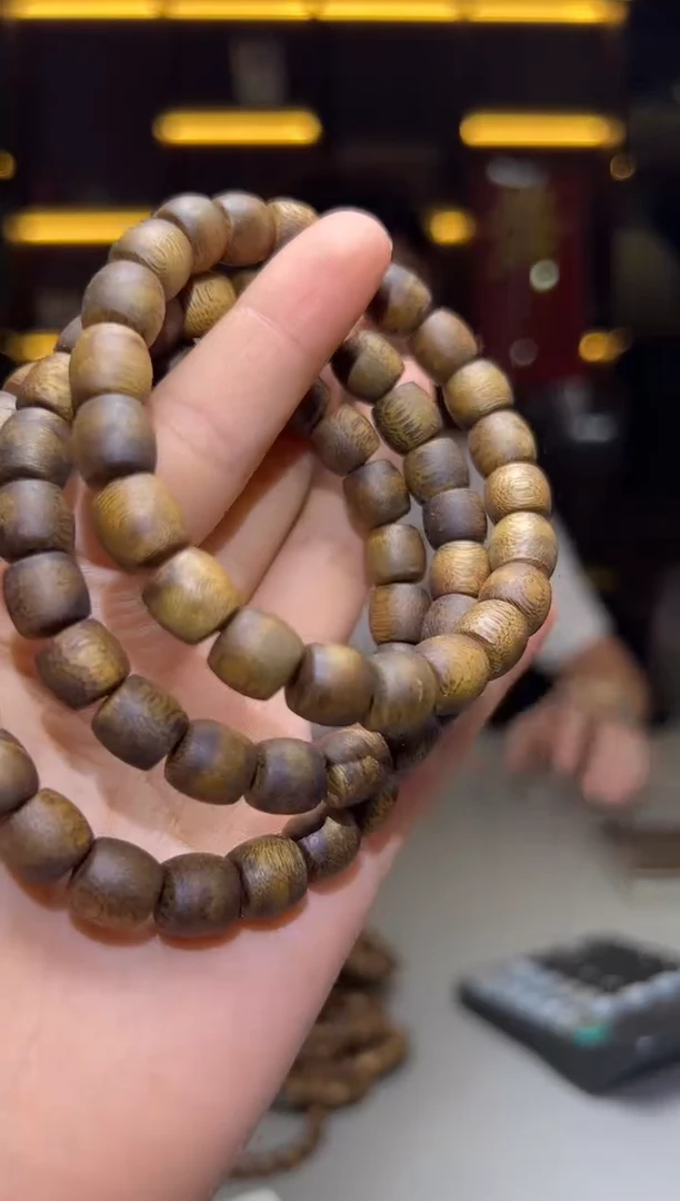 沉香沉香碎屑837号惠东09鼓珠单圈碎屑香粉多样性发一7