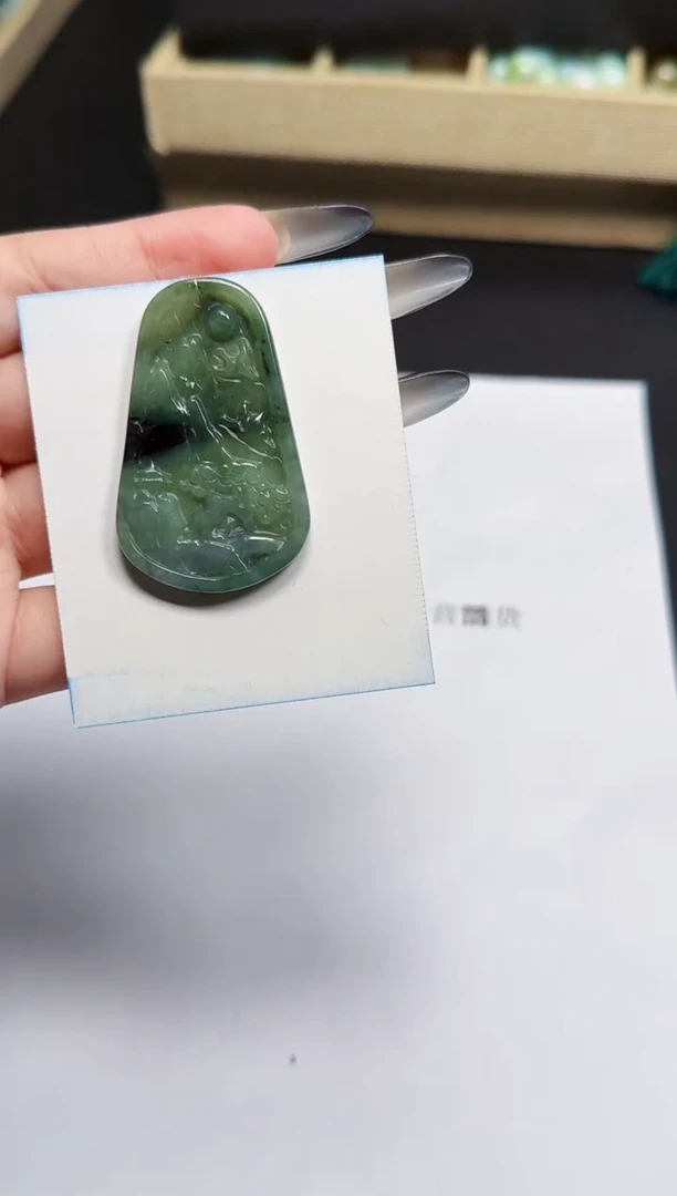 未镶嵌挂件翡翠天然缅甸A货翡翠