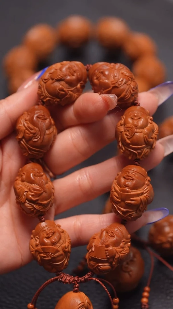 手串橄榄核2.2官帽财神