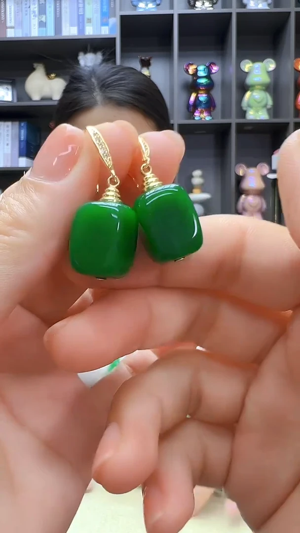 翡翠14K金镶嵌颈饰丹丹diy劲饰