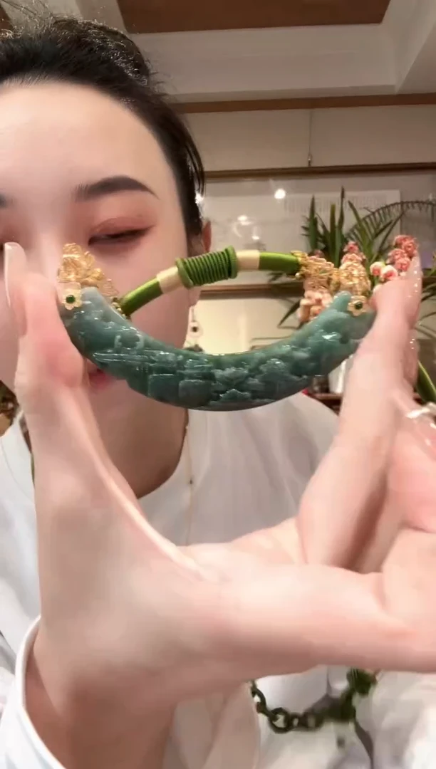 【闪购商品】翡翠颈饰未镶嵌国风