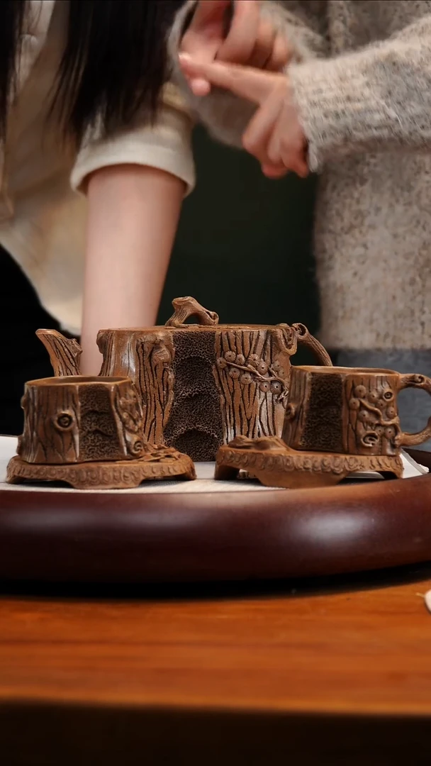 GHR8明清老段松桩套组600cc两杯两碟