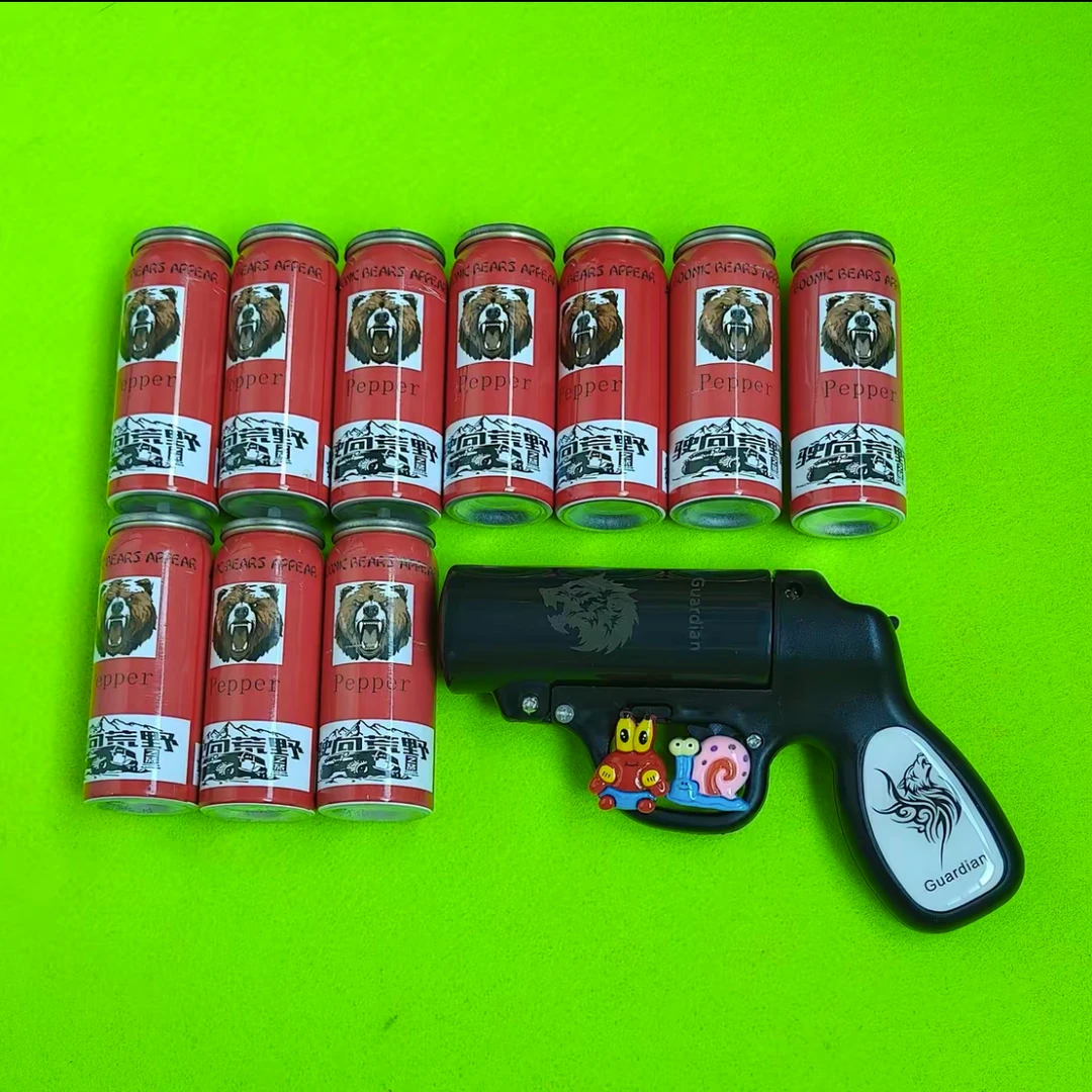 新款手持式户外防身露营野营必备按压喷喷上山应急装备祛狗熊喷